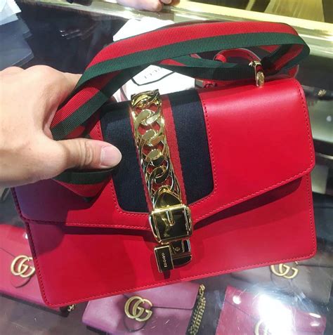 gucci sylvie bag replica|Gucci sylvie bag price.